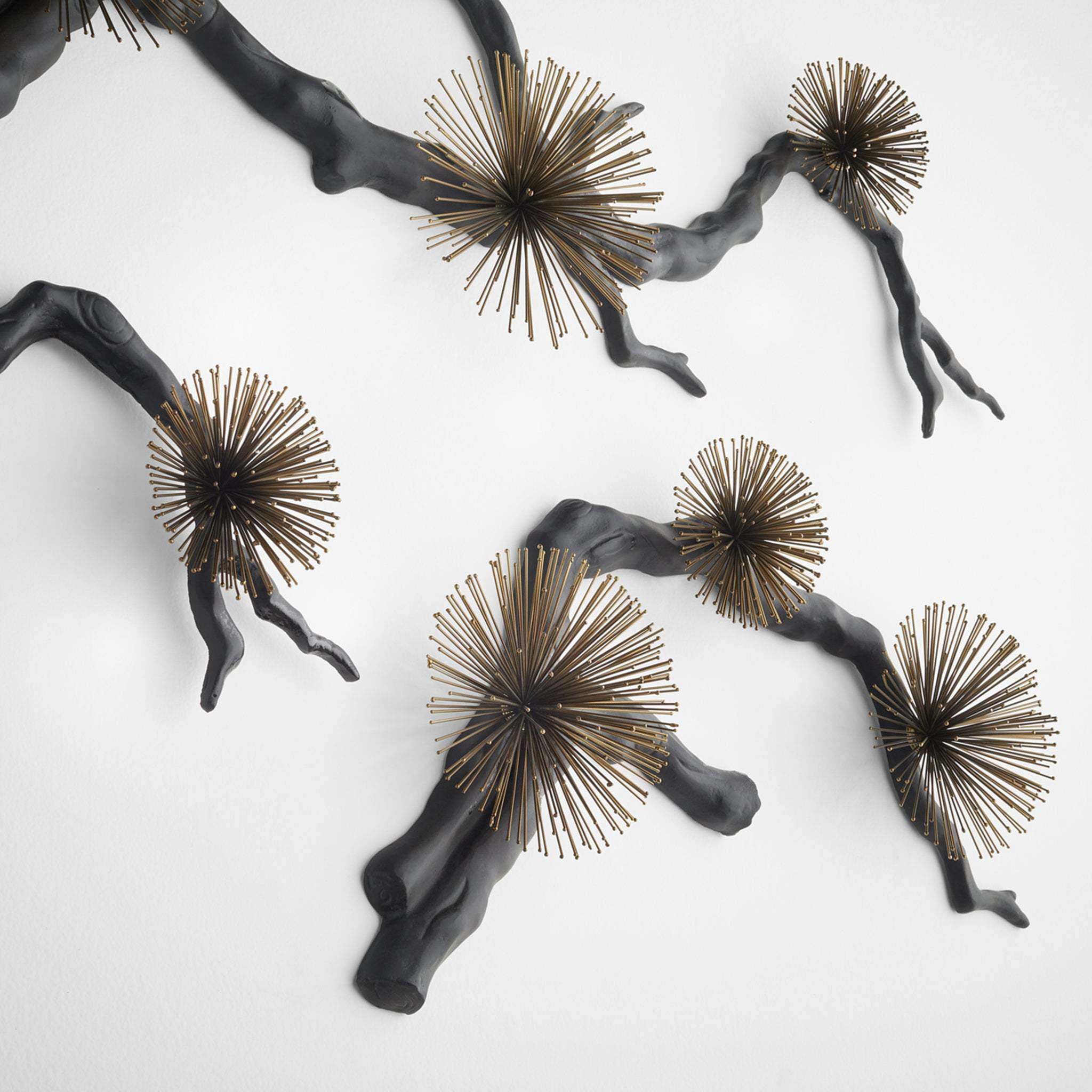 Ichiyo Black and Gold Accents Wall Decor, Medium