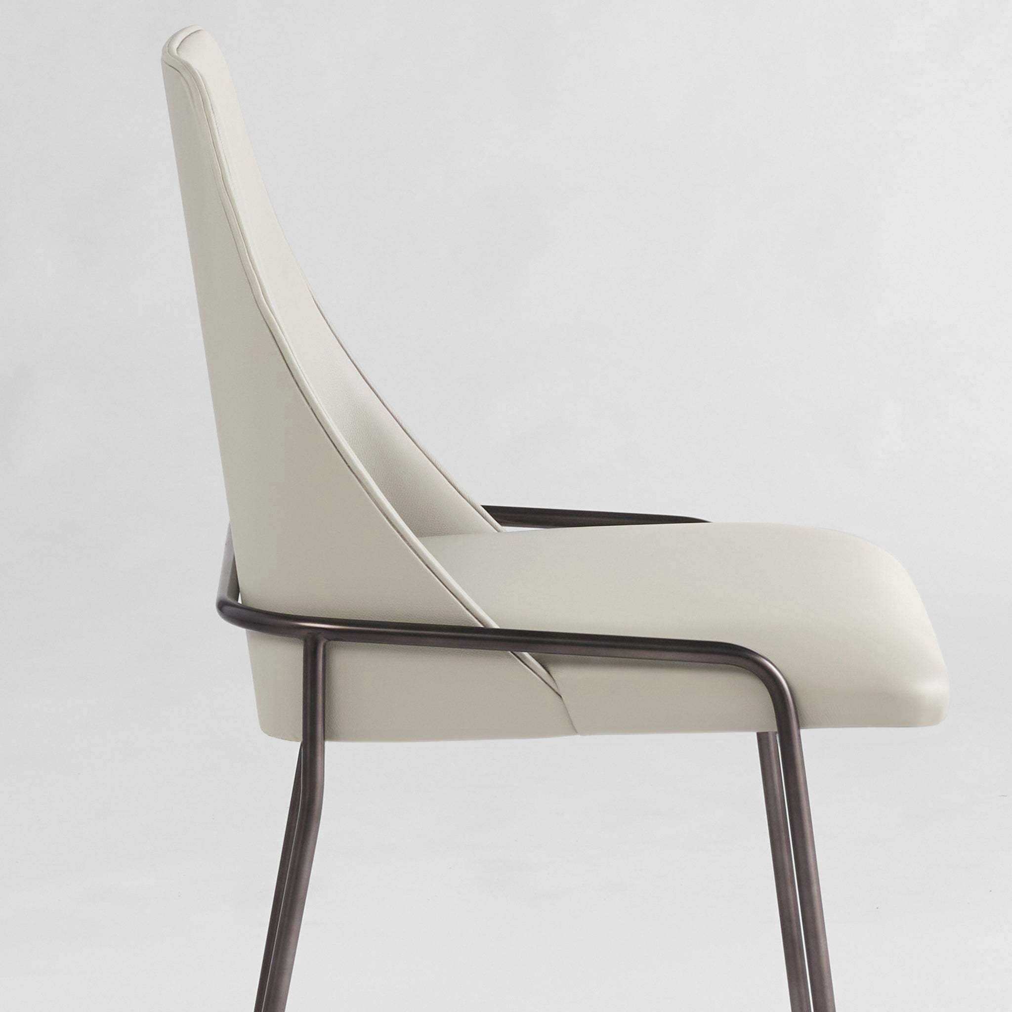 Suez Onyx and Taupe Dining Chair