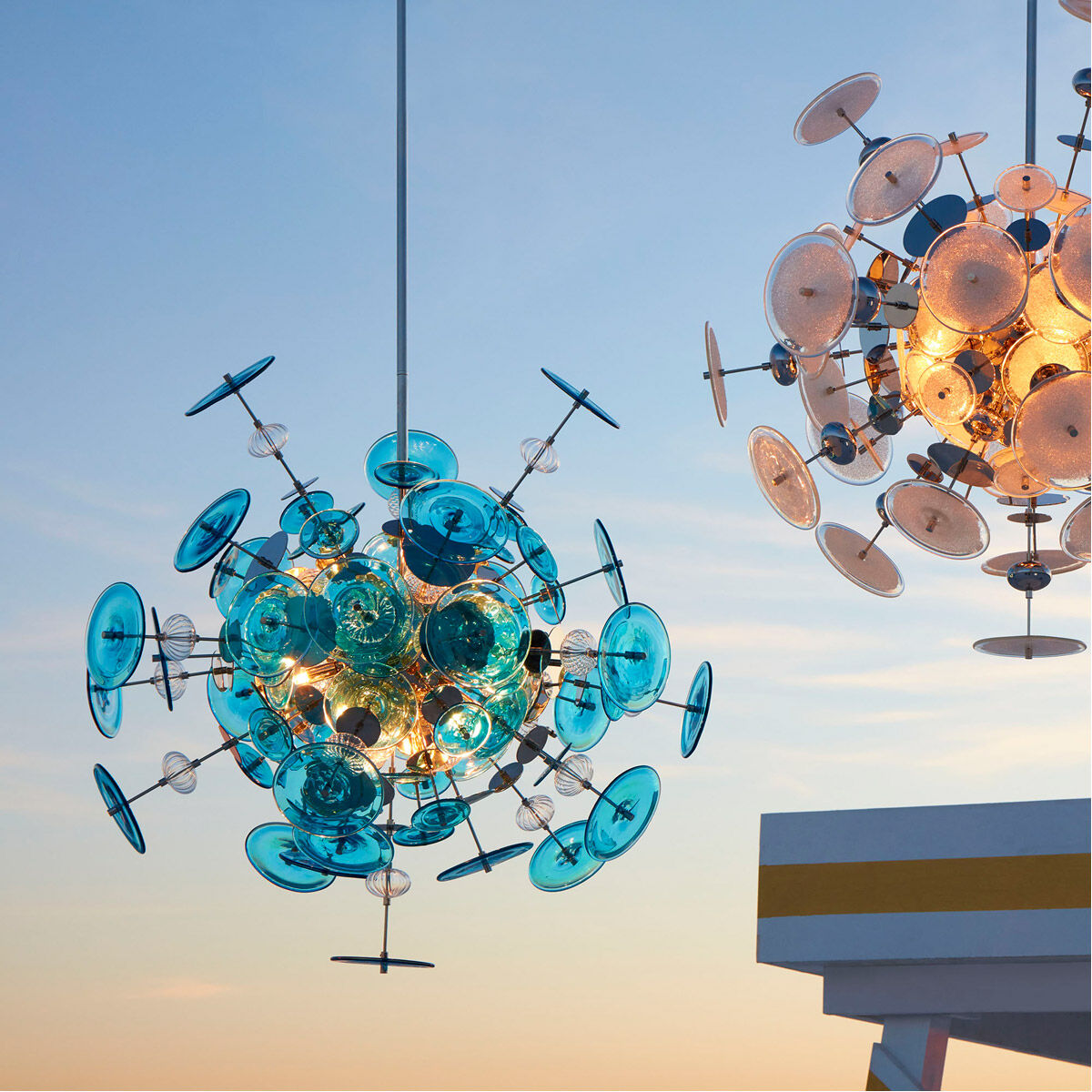 Avi 10 Light 25.25 inch Polished Nickel Pendant Ceiling Light