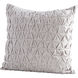 Ella 18 X 18 inch Grey Pillow Cover
