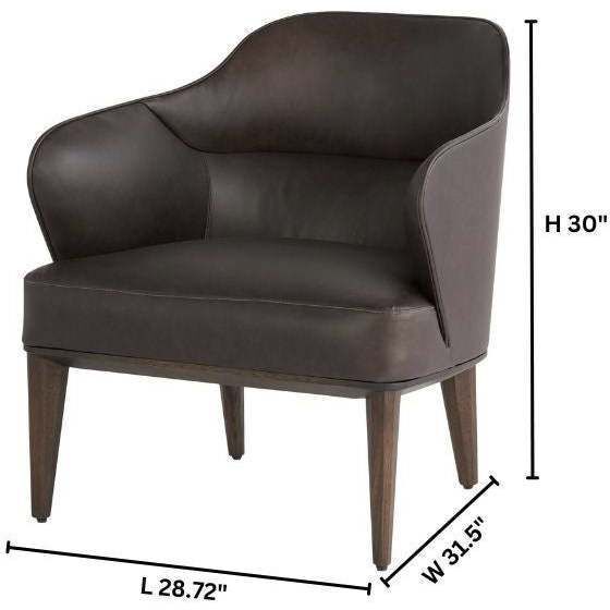 Agata Dark Brown Chair