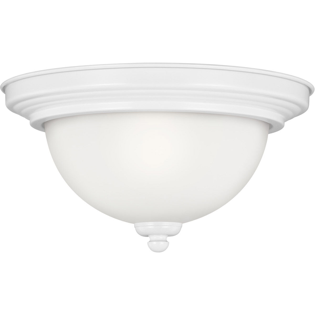 Geary 1 Light 10.5 inch White Flush Mount Ceiling Light