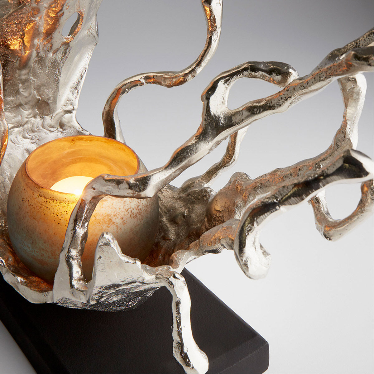 Aqueous 19 X 17 inch Candleholder