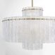 Othello 9 Light 32 inch Aged Brass Chandelier Ceiling Light