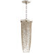 Ithica 1 Light 8 inch Aged Silver Leaf Pendant Ceiling Light