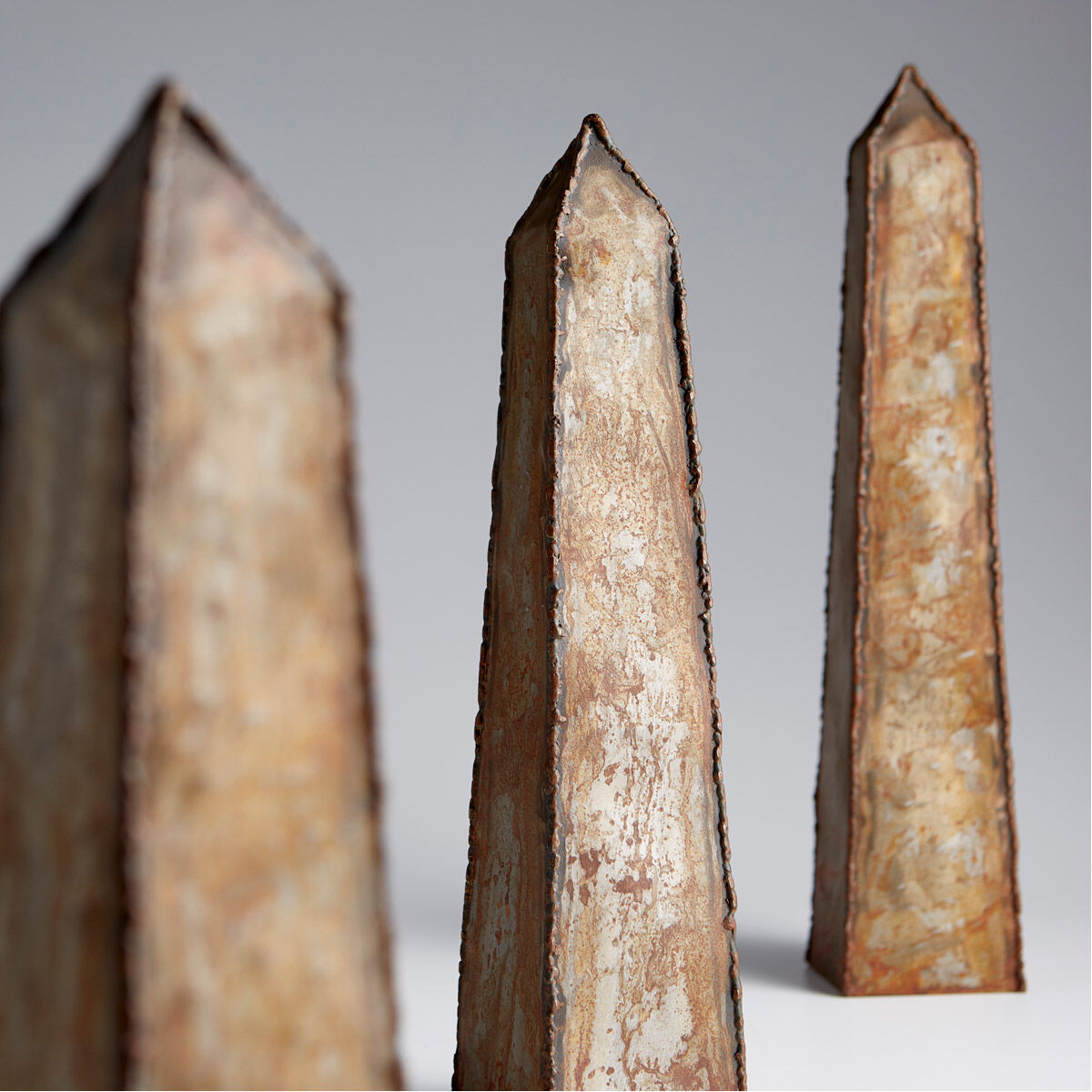 Peaky 18 X 4 inch Sculptures, Set of 3