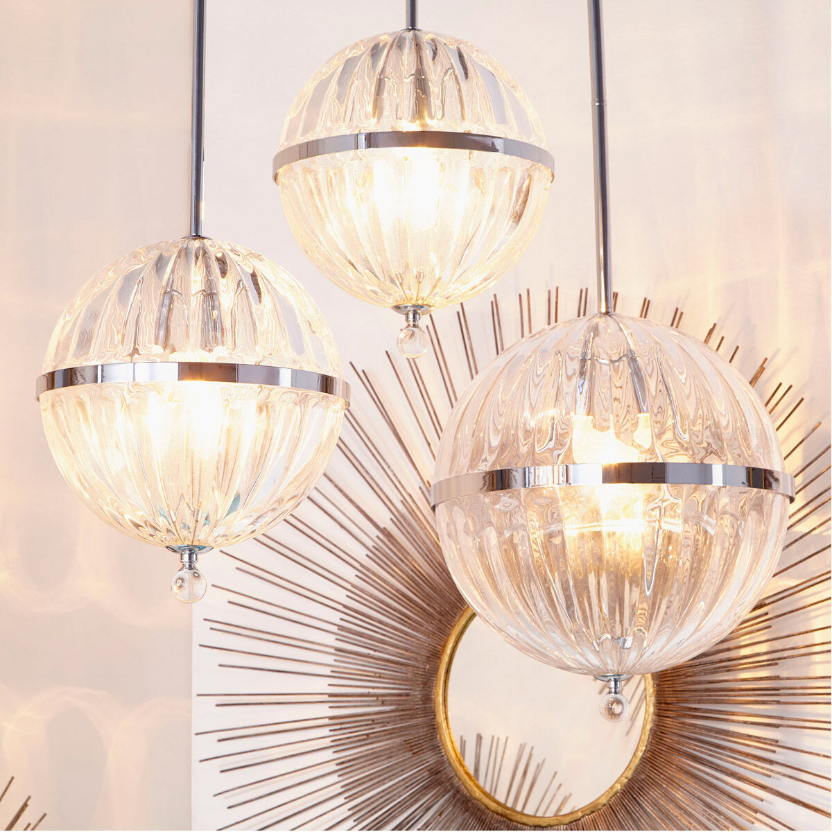 Pixley 18 inch Antiqued Silver Leaf Wall Mirror, Small