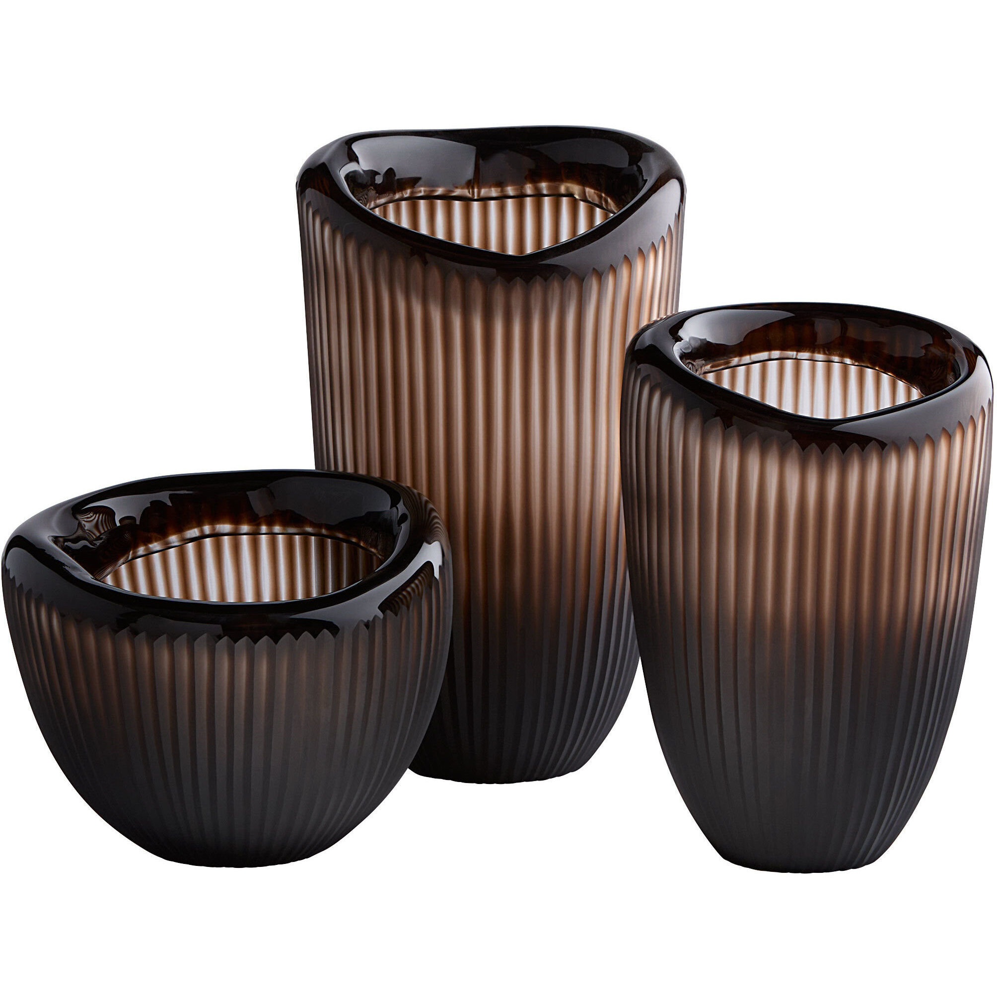 Cacao 12.5 X 7.5 inch Vase, Large