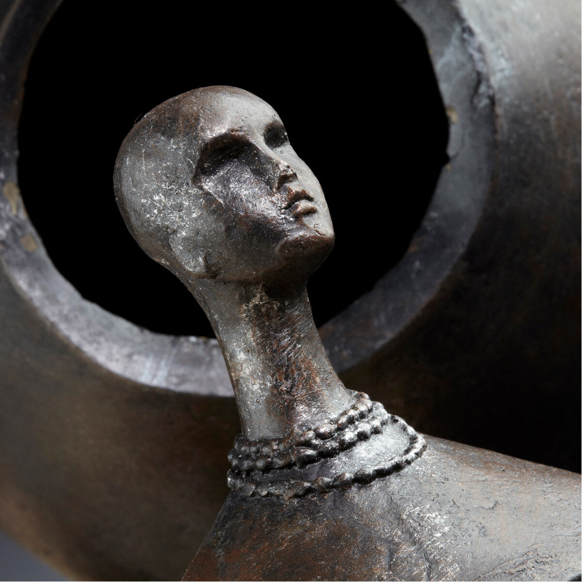 Keep Your Head Up Rustic Container, Large