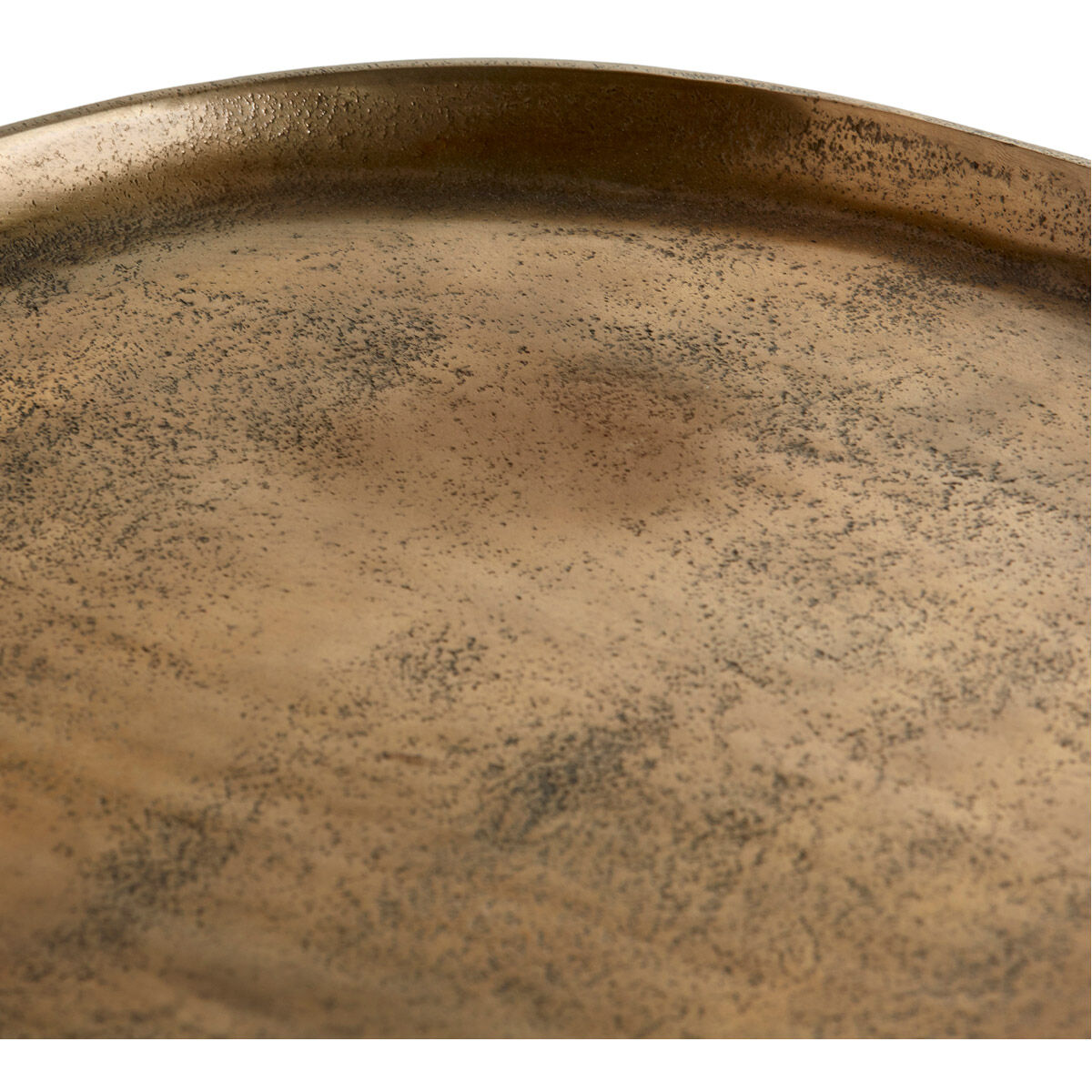 Bexley 20 X 19 inch Antique Gold Side Table, Small