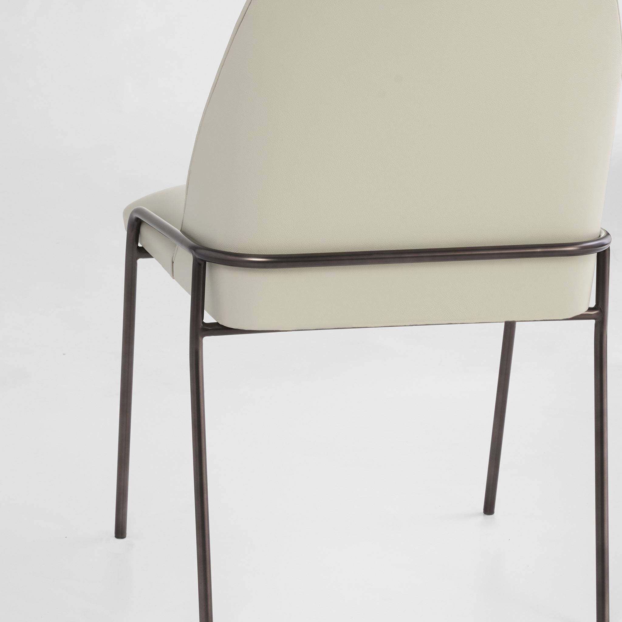 Suez Onyx and Taupe Dining Chair