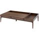 Match 63 X 40 inch Medium Brown Coffee Table