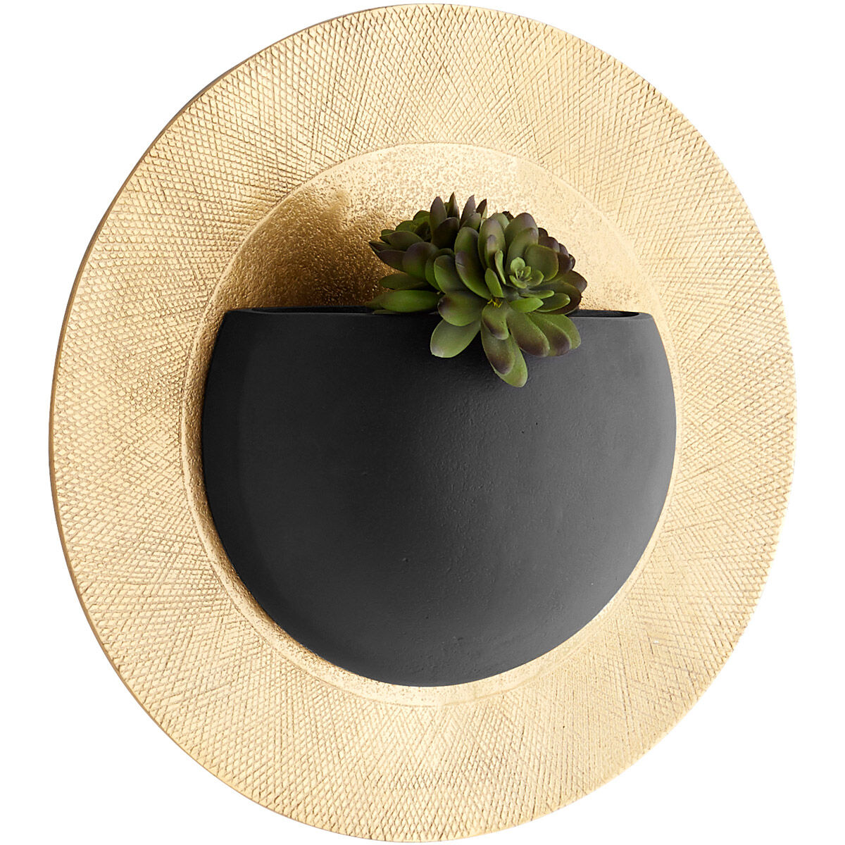 Implosion Gold and Black Wall Decor