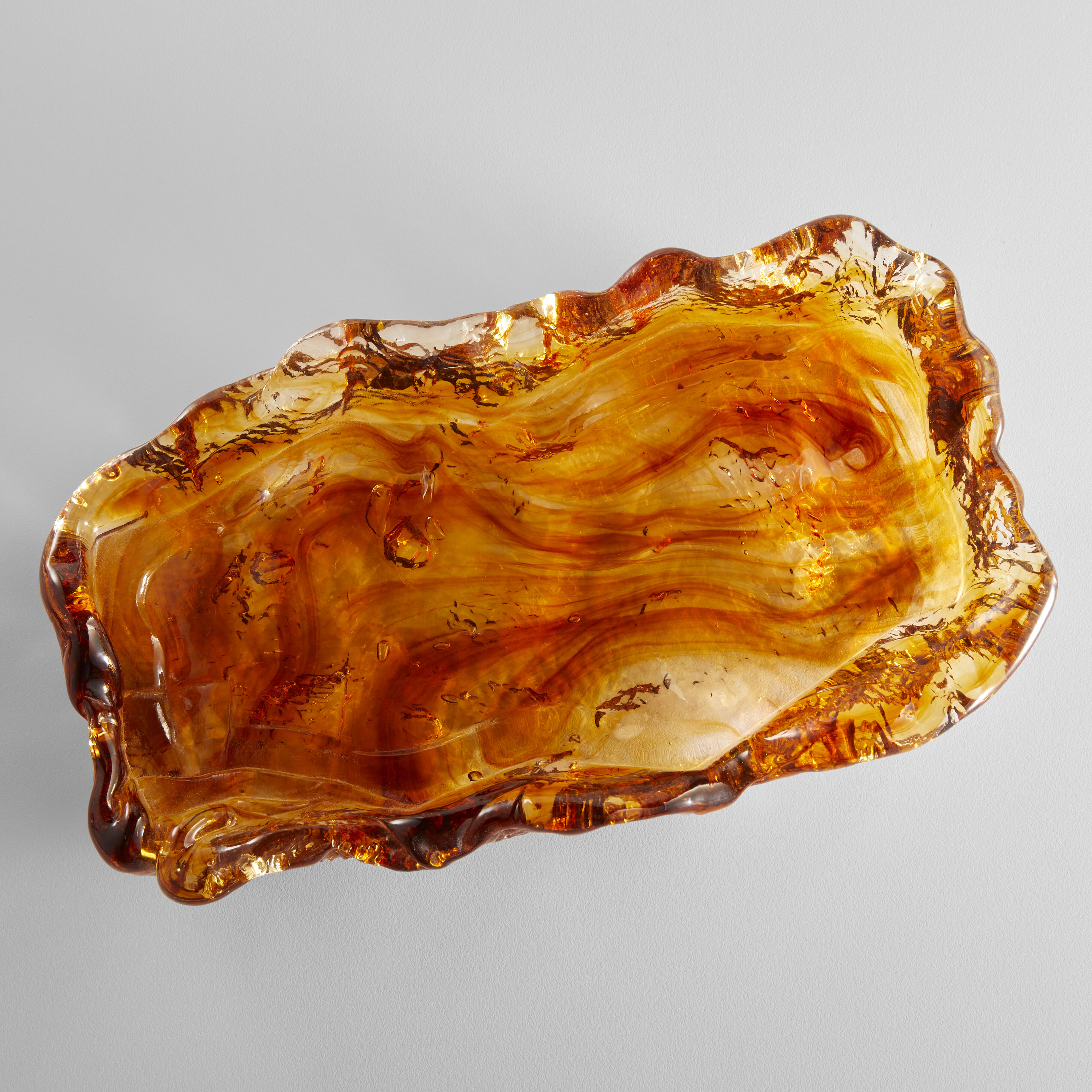 Molten Amber Tray, Large