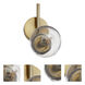 Edyson 1 Light 5 inch Aged Brass Wall Bracket Wall Light