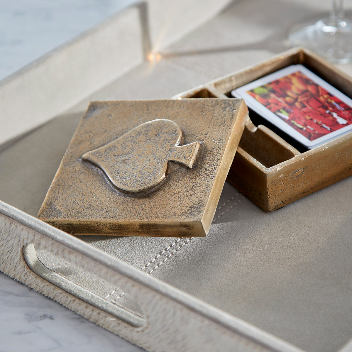 Brixton Grey Tray, Small