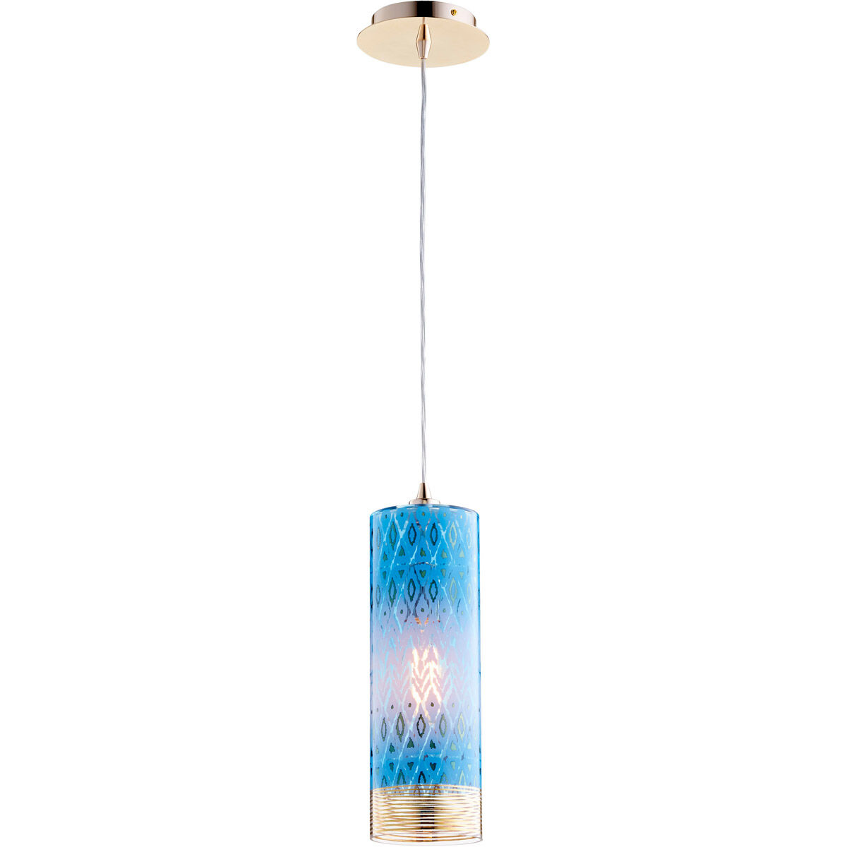 Kaska 1 Light 4.75 inch Gold Pendant Ceiling Light