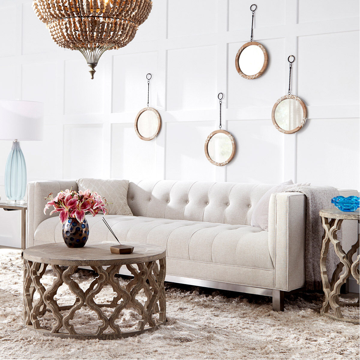 Blakemore 34 inch 100.00 watt Grey Table Lamp Portable Light in Bulb Not Included