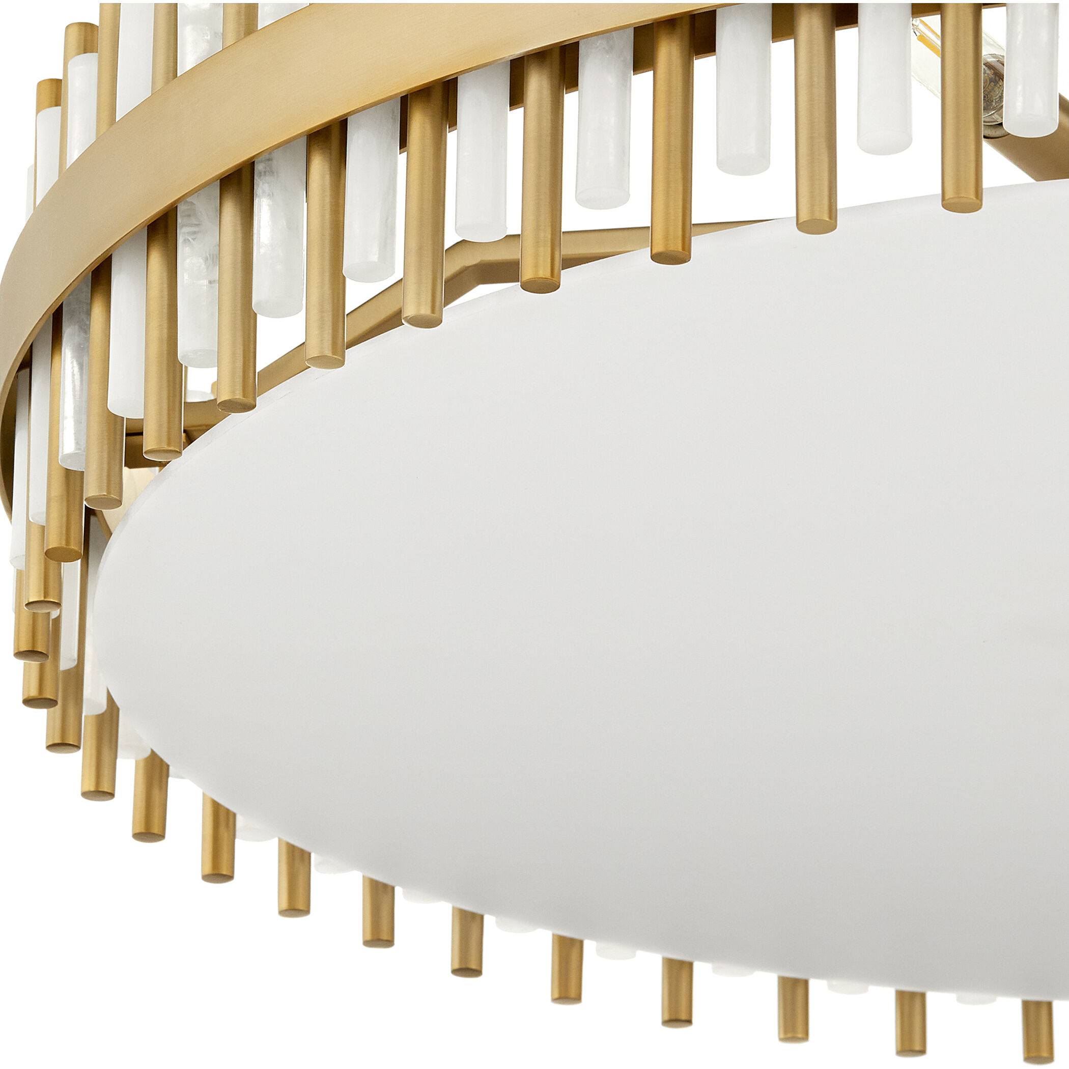 Cassio 8 Light 36 inch Aged Brass Pendant Ceiling Light