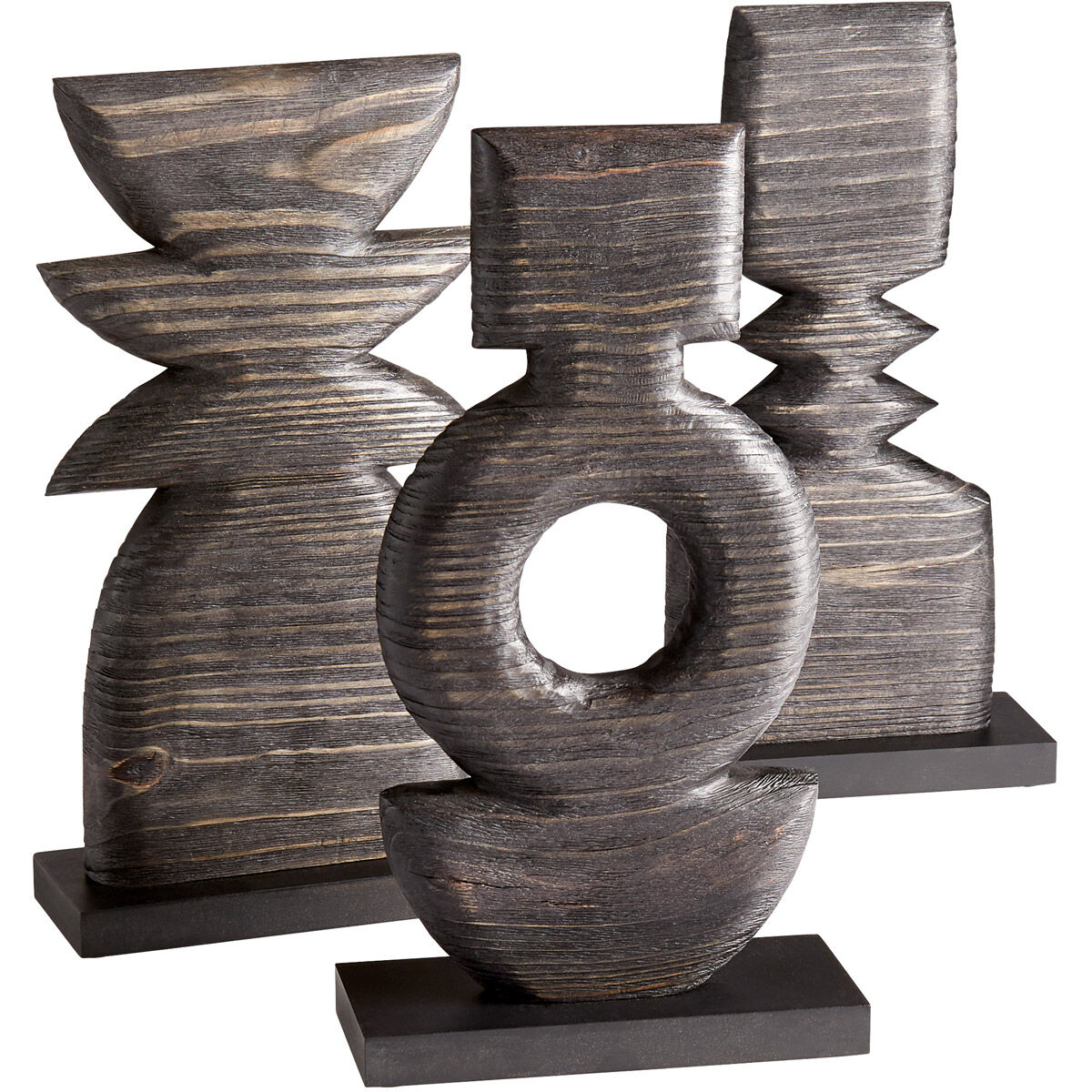 Dark 17 X 9 inch Sculpture, Square