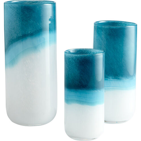 Turquoise Cloud 14 X 5 inch Vase, Large