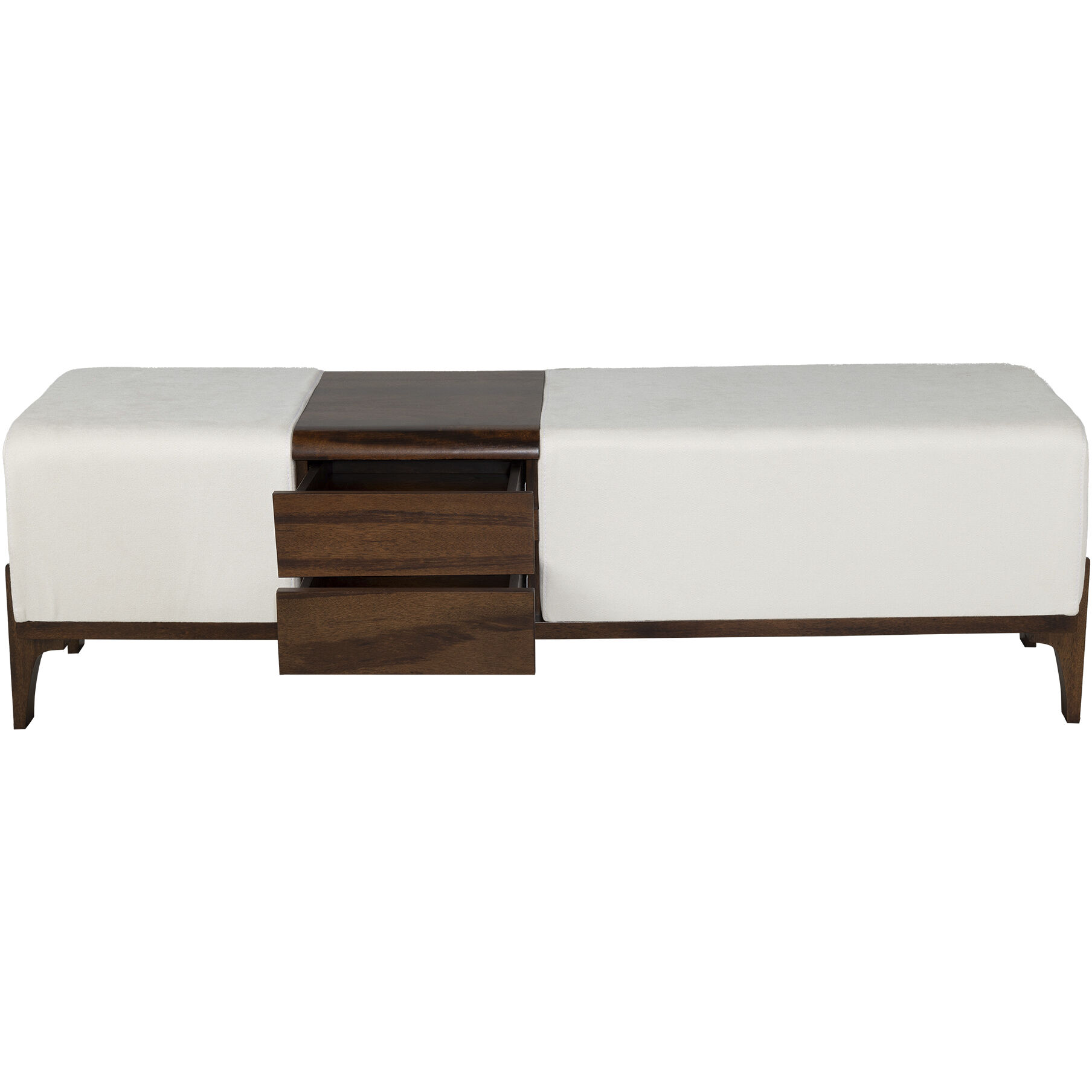 Noah 18 inch Medium Brown Ottoman