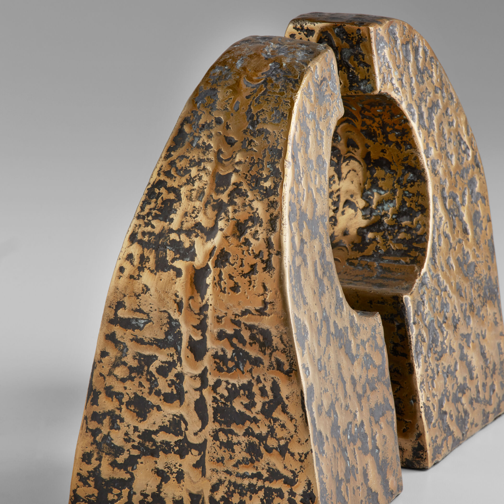 Apostrophe 5 X 5 inch Antique Brass Bookends