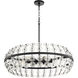 Selena 6 Light 10 inch Matte Black Pendant Ceiling Light