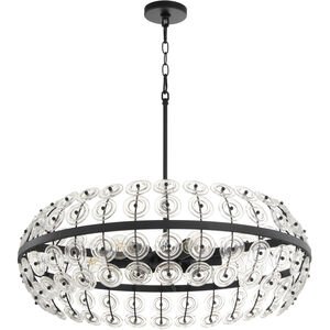Selena 6 Light 10 inch Matte Black Pendant Ceiling Light