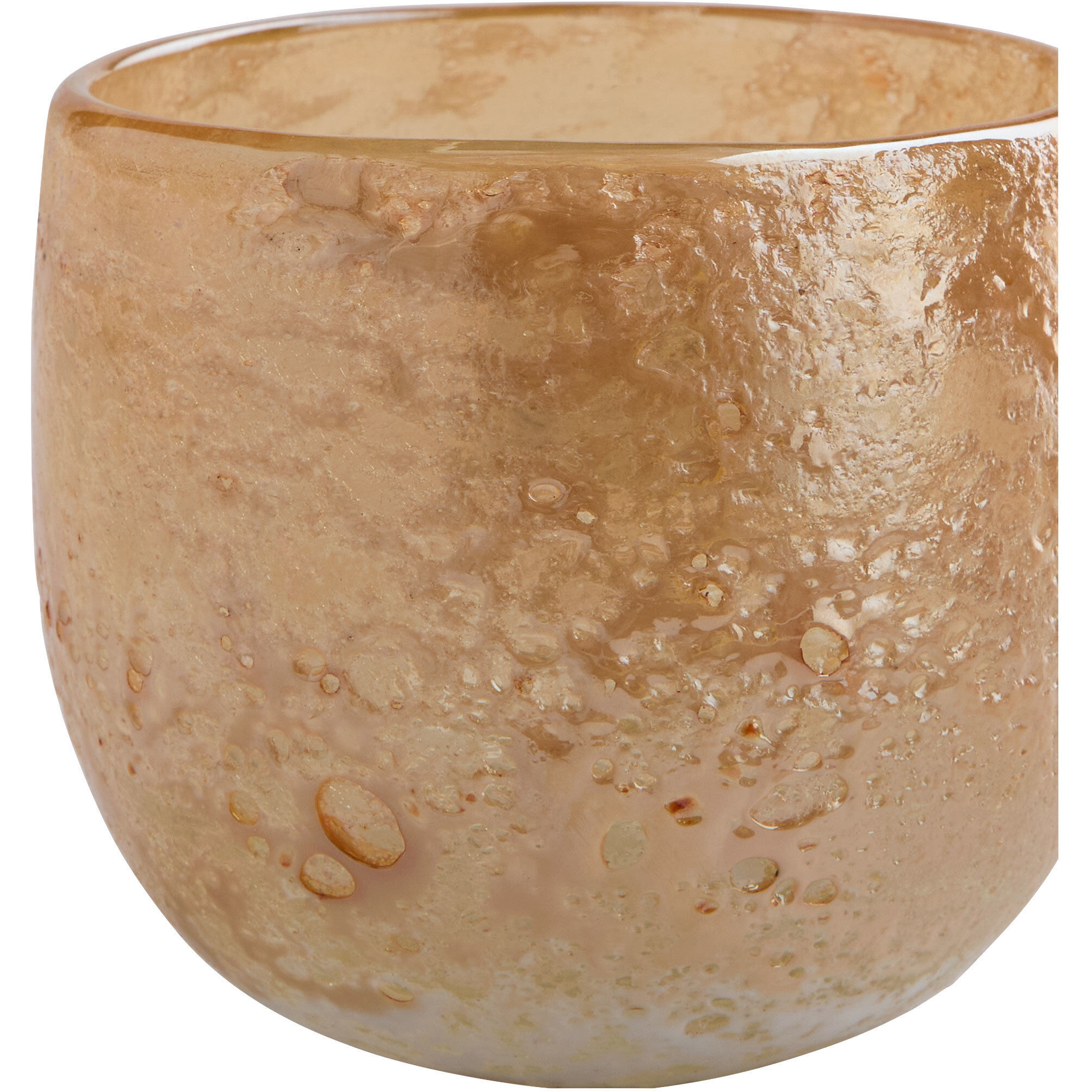 Golden Taffy 4 X 4 inch Vase, Small