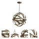 Gladwin 4 Light 18.25 inch Distressed Zinc Pendant Ceiling Light