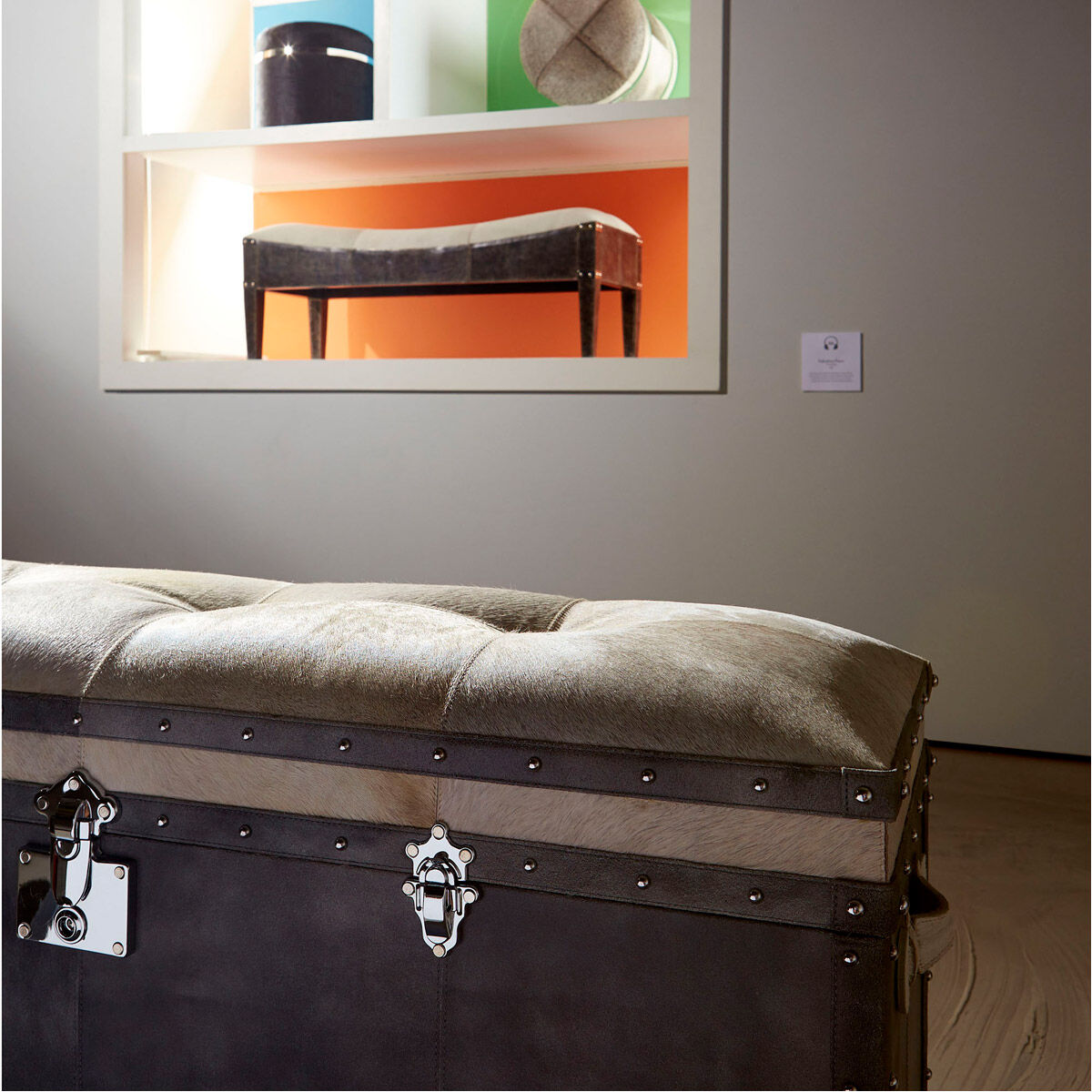 Casselton Grey Bench