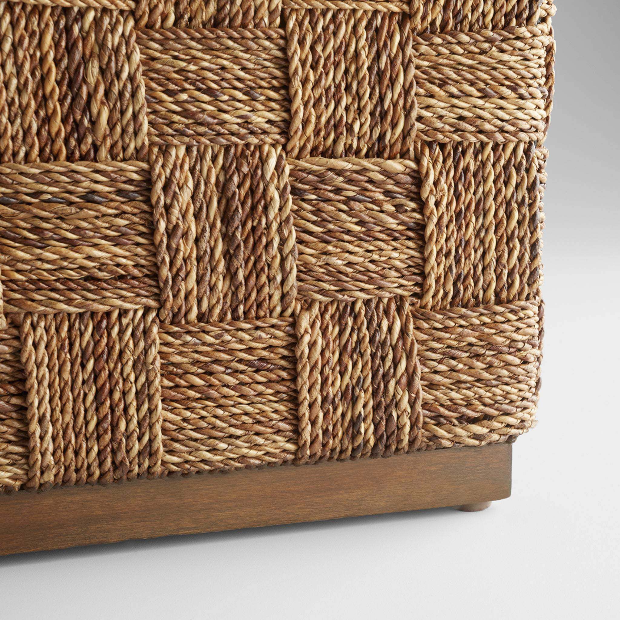 Milos 19 inch Brown Ottoman