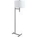 Ladon 58 inch 100.00 watt Grey Floor Lamp Portable Light