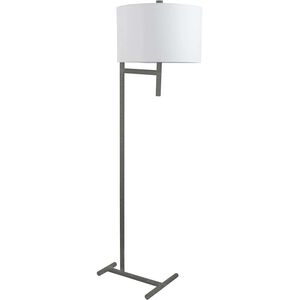 Ladon 12.00 watt Grey Floor Lamp Portable Light, with LED