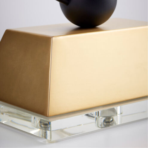Euri 32 inch 100.00 watt Black and Gold Table Lamp Portable Light