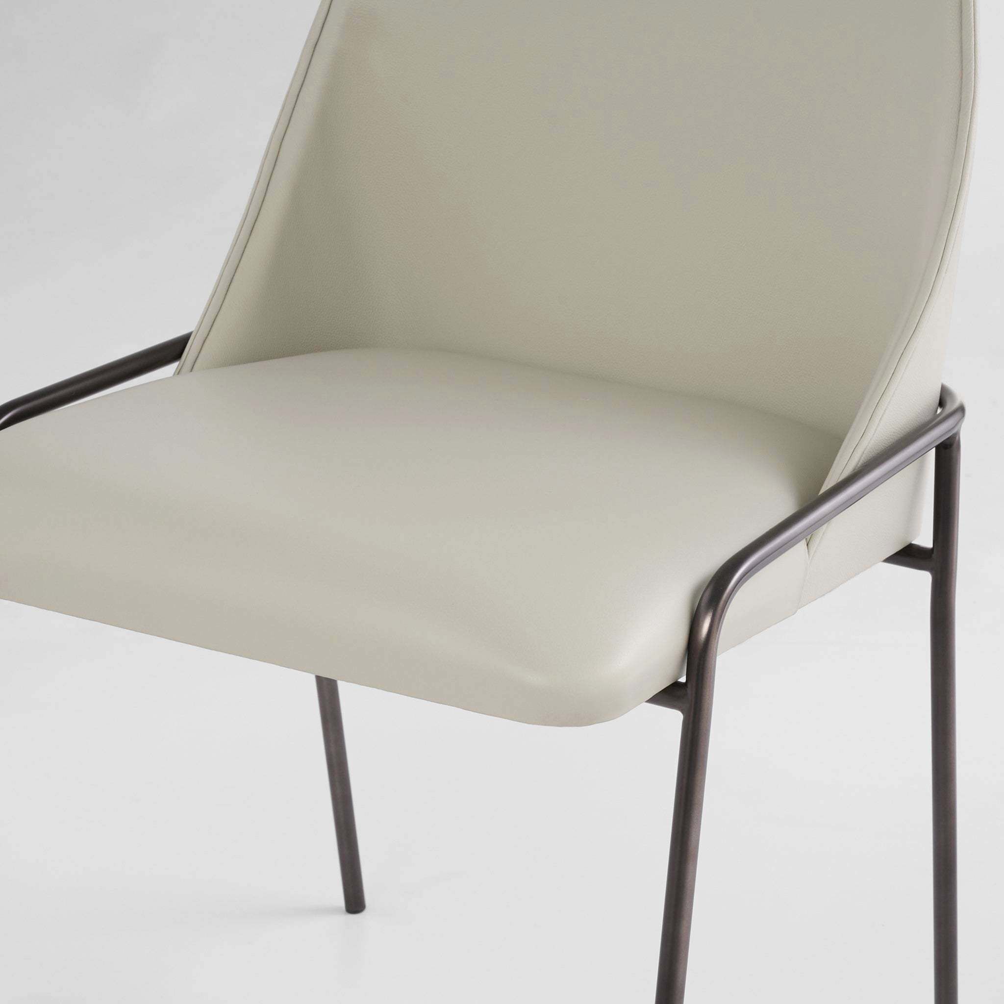 Suez Onyx and Taupe Dining Chair