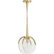 Alton 1 Light 12 inch Aged Brass Pendant Ceiling Light