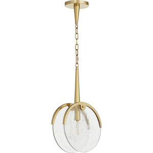 Alton 1 Light 12 inch Aged Brass Pendant Ceiling Light