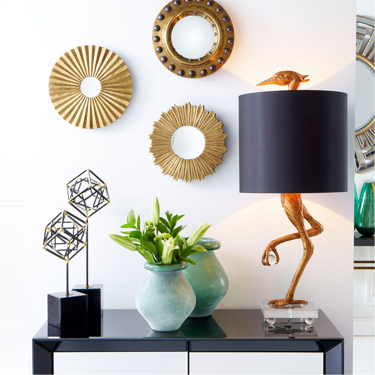 Cyan Design 05206 Ibis 35 inch 100.00 watt Ancient Gold Table Lamp Portable Light