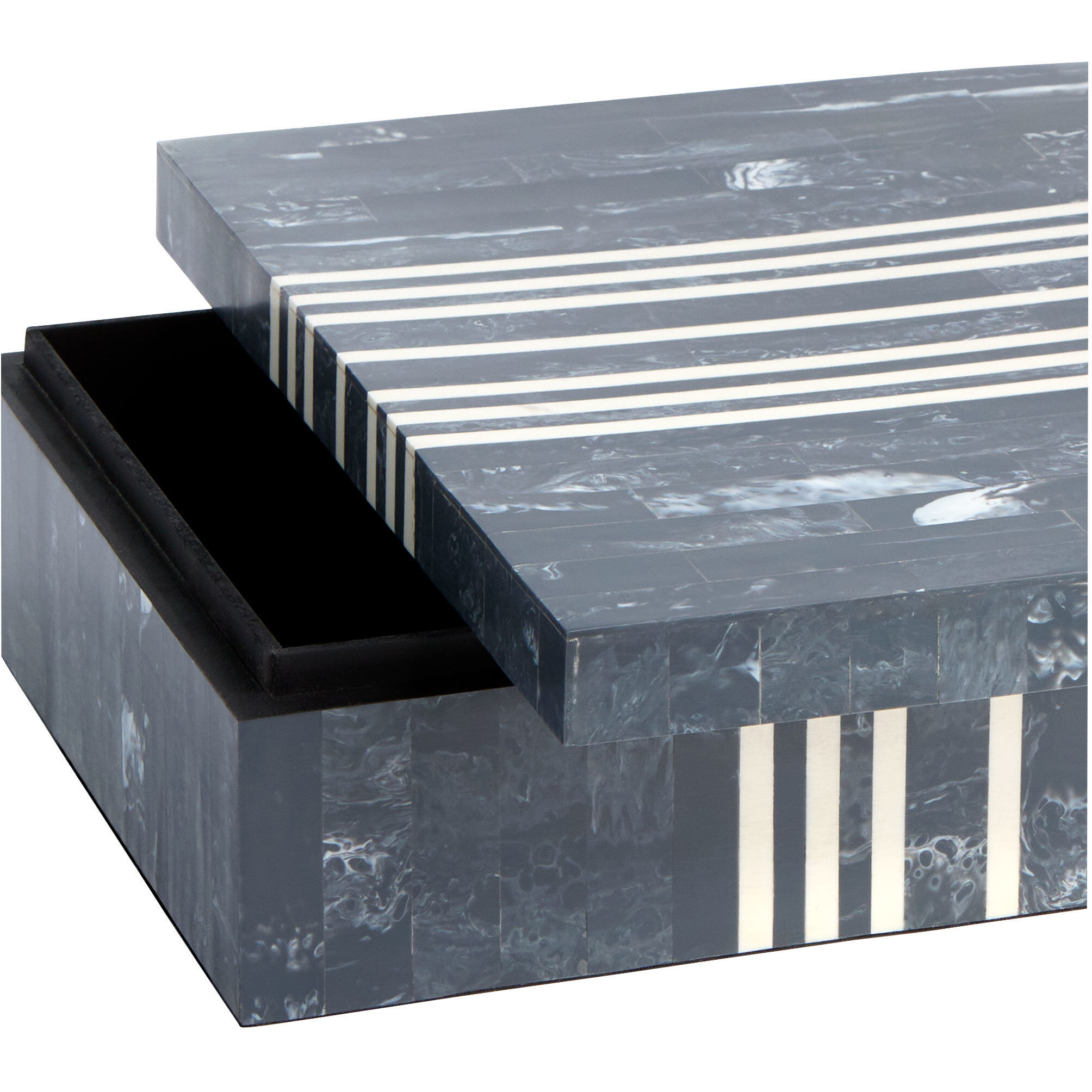 Lapis 13.25 X 9.5 inch Blue and White Box, Large