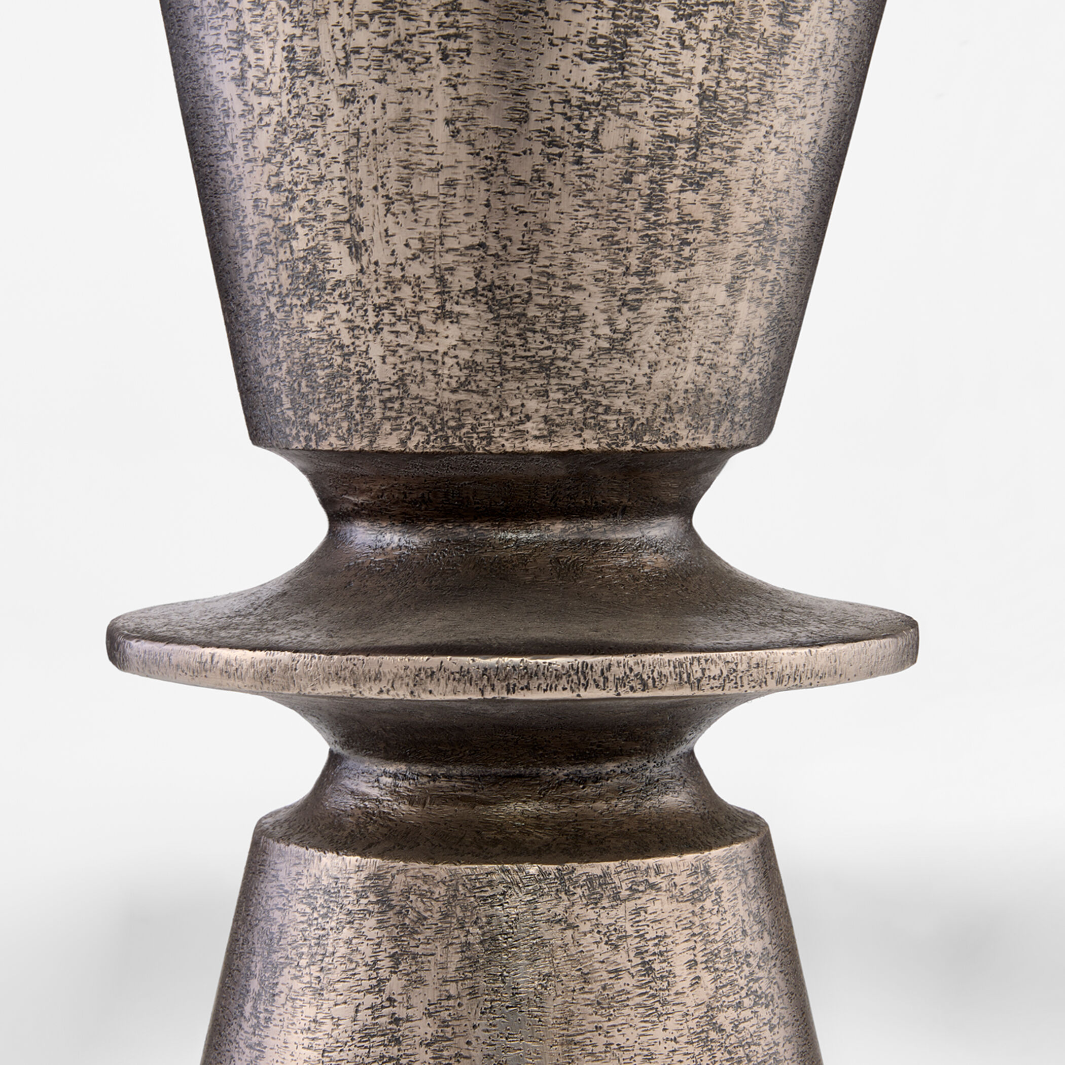 Clepsydra 25 X 12 inch Textured Nickel Accent Table