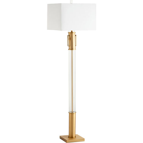 Ella 12.00 watt Aged Brass Floor Lamp Portable Light