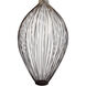 Vidalia Graphite And Gold Container, Large