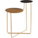 Deja Vu 24 X 22 inch Bronze and Black Table