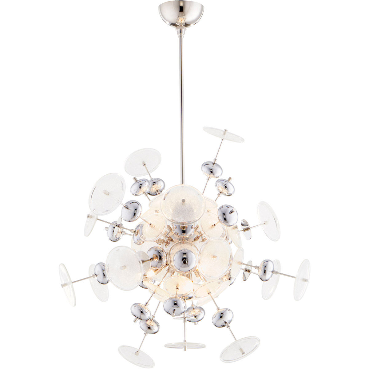 Avi 10 Light 25.25 inch Polished Nickel Pendant Ceiling Light