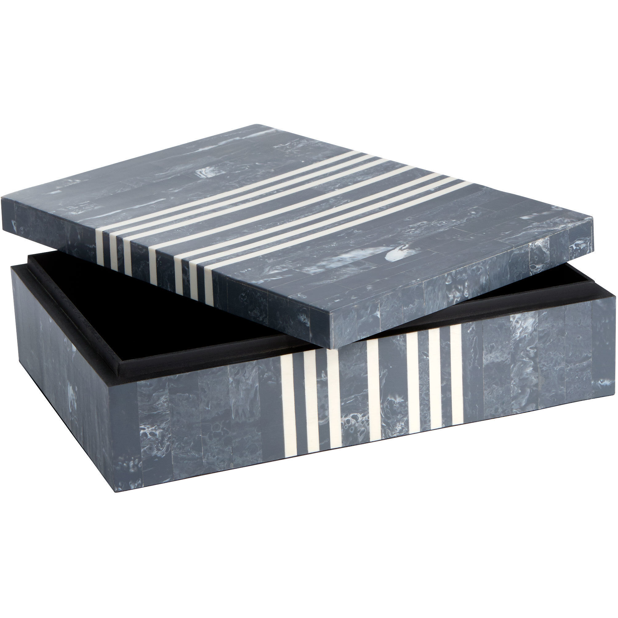 Lapis 13.25 X 9.5 inch Blue and White Box, Large