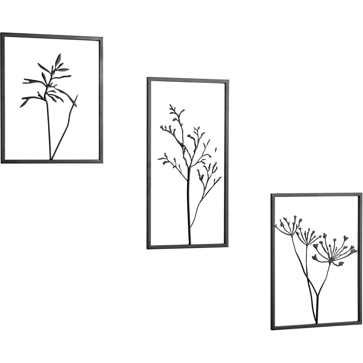 Arbre Trois Graphite Wall Décor, Trois