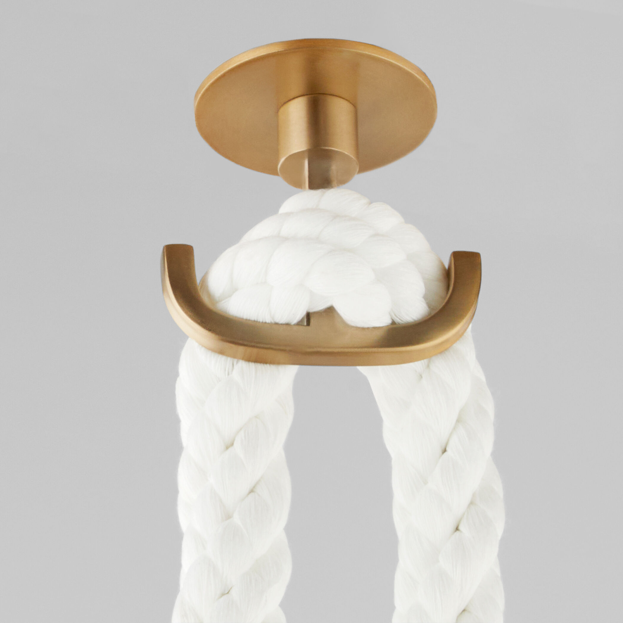 Rockport 3 Light 12 inch Aged Brass Pendant Ceiling Light