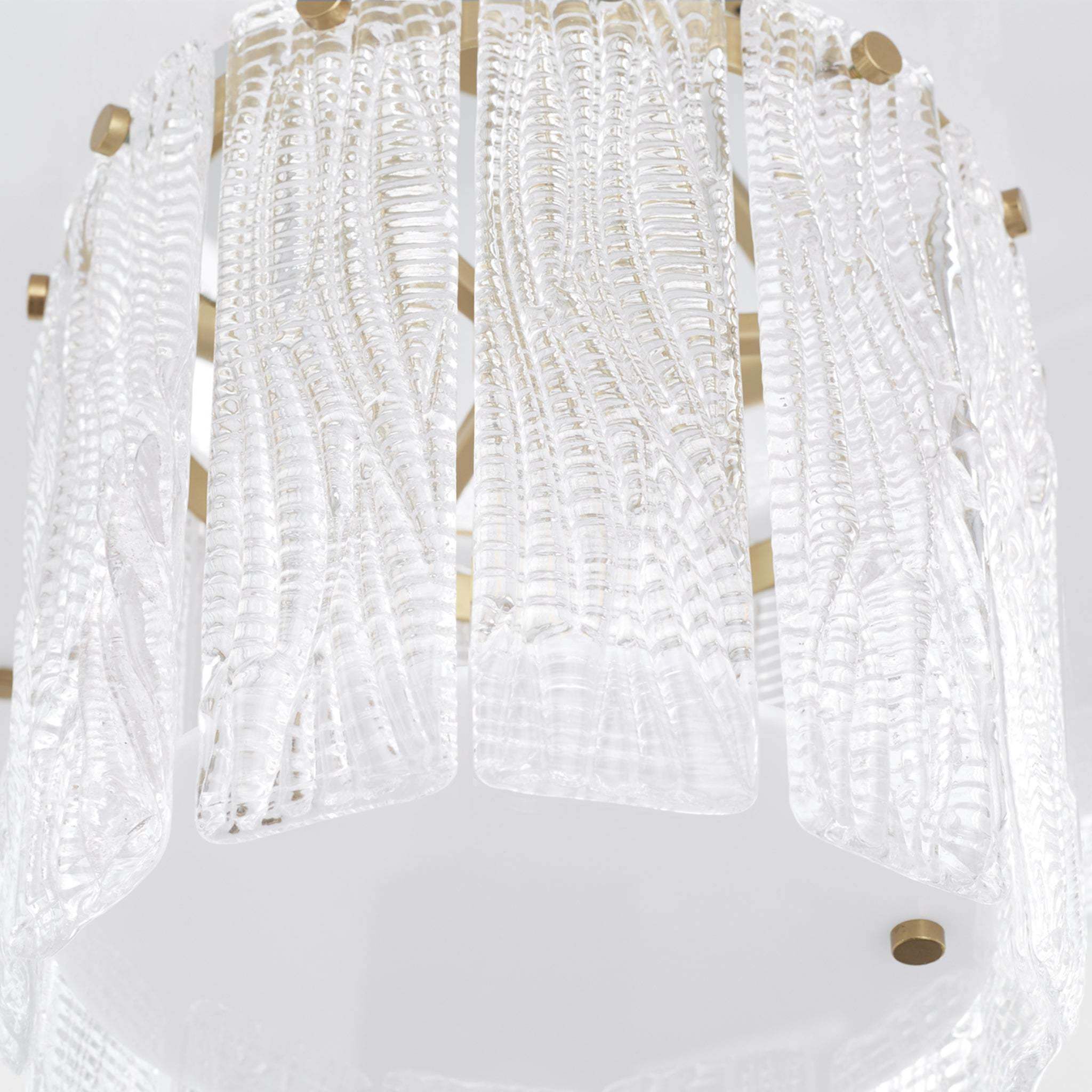 Othello 7 Light 25 inch Aged Brass Semi Flush Mount Ceiling Light